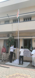 FLAG-HOISTING